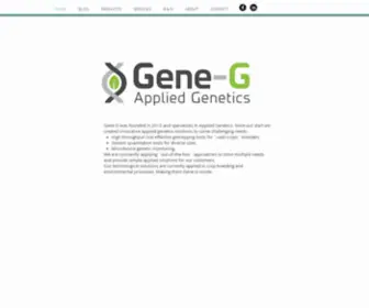 Gene-G.com(Gene-G Applied Genetics) Screenshot