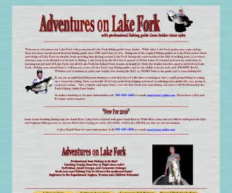 Gene-Snider.com(Lake Fork Fishing Guide Gene Snider Since 1980) Screenshot