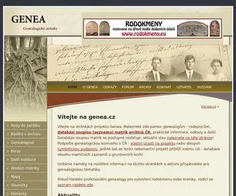 Genea.cz(Genealogie, str) Screenshot