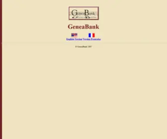 Geneabank.org(Accès) Screenshot