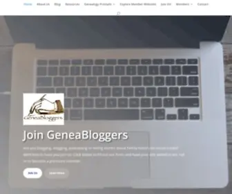 Geneabloggers.com(Home) Screenshot