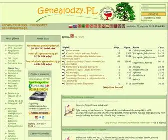 Genealodzy.pl(Serwis Polskiego Towarzystwa Genealogicznego) Screenshot