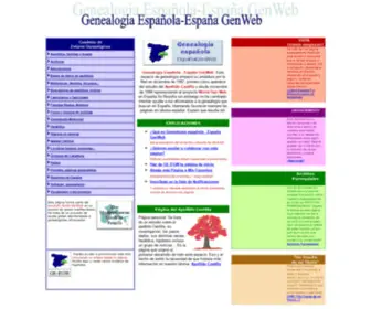 Genealogia-ES.com(Genealogía española) Screenshot