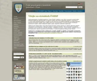 Genealogie.cz Screenshot