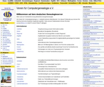 Genealogienetz.de((CompGen)) Screenshot