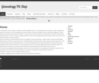 Genealogypitstop.com(Genealogy Pit Stop) Screenshot