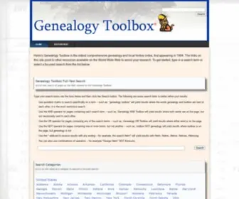 Genealogyportal.com(Helm's Genealogy Toolbox) Screenshot