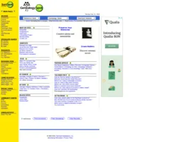 Genealogyspot.com(Genealogy) Screenshot