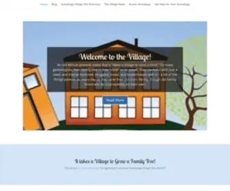 Genealogyvillage.com(Genealogy Village) Screenshot