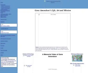 Geneamondson.com(Gene Amondson) Screenshot