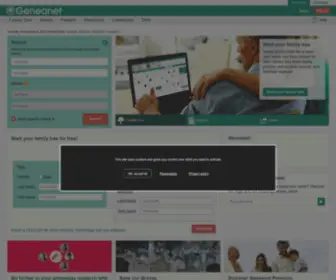 Geneanet.info(The new version of Geneanet) Screenshot