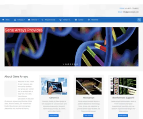 Genearrays.com(Gene Arrays) Screenshot