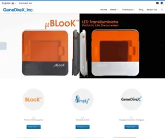 Genedirex.com(Our primary objective) Screenshot