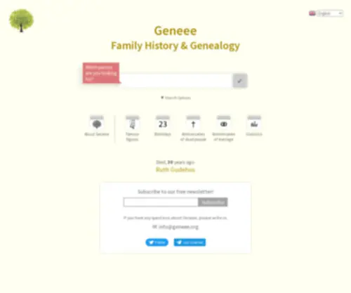 Geneee.org(Geneee) Screenshot