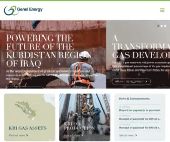 Genelenergy.com(Genel Energy) Screenshot