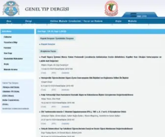 Geneltip.org(Genel Tıp Dergisi) Screenshot