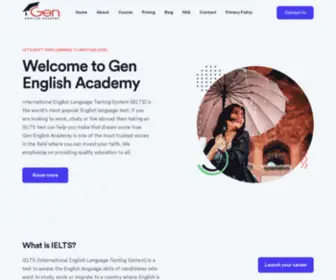 Genenglishacademy.com(GEN English Academy) Screenshot