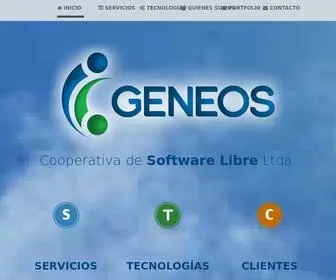 Geneos.com.ar(Cooperativa de trabajo de Software Libre) Screenshot