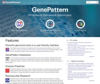 Genepattern.org(GenePattern) Screenshot