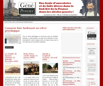 Geneprovence.com(GénéProvence) Screenshot