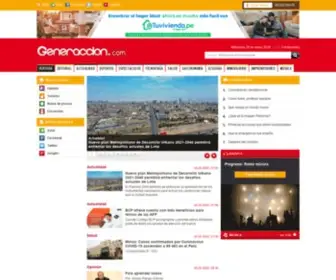 Generaccion.com(Noticias del perú) Screenshot