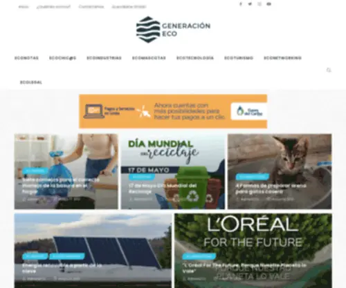 Generacioneconews.com(Generación ECO) Screenshot