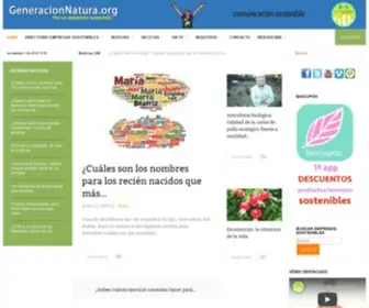 Generacionnatura.org(Comunicación) Screenshot
