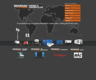 Generacmobileproducts.com(Generac Mobile Products) Screenshot