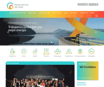 Generadoras.cl(Generadoras de Chile) Screenshot