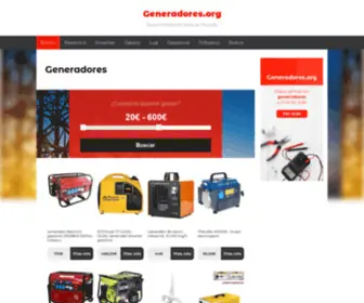 Generadores.org(Generadores) Screenshot