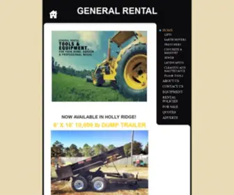 General-Rental.com(General Rental) Screenshot