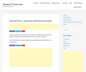 General-Turist.com(GeneralTurist turistička agencija) Screenshot