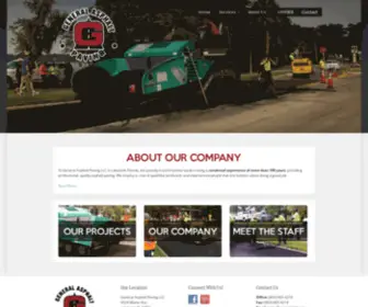 Generalasphaltpavingllc.com(General Asphalt Paving) Screenshot