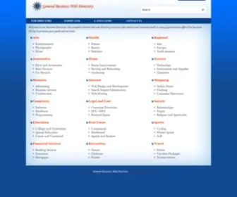 Generalbusinesswebdirectory.com(General business web directory) Screenshot