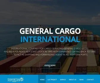 Generalcargointernational.com(General Cargo International) Screenshot