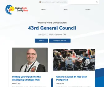 Generalcouncil43.ca(United Church 43rd General Council) Screenshot