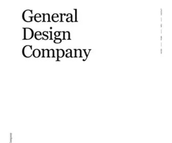 Generaldesign.co(And Wiser) Screenshot