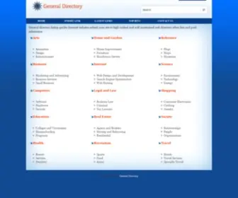 Generaldirectorylistings.org(General Directory) Screenshot