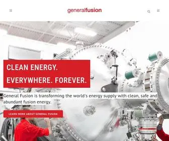 Generalfusion.com(General Fusion) Screenshot