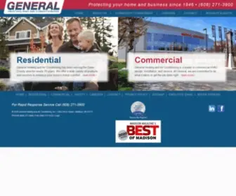 Generalheating.com(General Heating and Air Conditioning) Screenshot