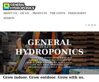 Generalhydroponics.com(Grow indoor) Screenshot