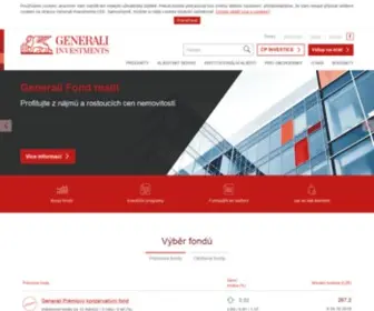 Generali-Investments.cz(Generali Investments) Screenshot