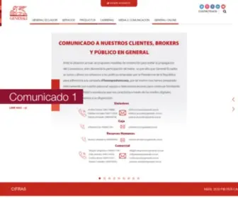 Generali.com.ec(Compañia de Seguros) Screenshot