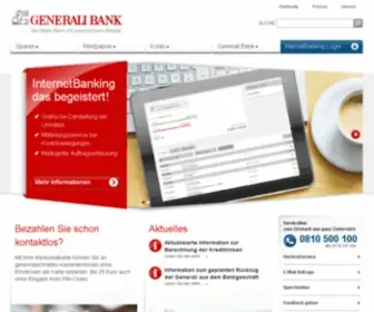 Generalibank.at(Generali Bank) Screenshot
