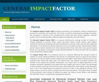Generalif.com(General Impact Factor) Screenshot