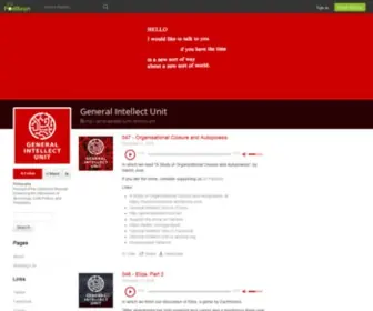 Generalintellectunit.net(General Intellect Unit) Screenshot