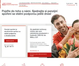 Generalipenze.cz(Penzijní spoření se státní podporou) Screenshot