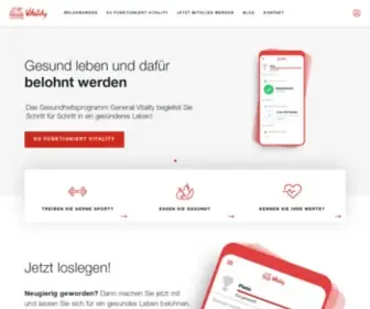Generalivitality.de(Generali Vitality) Screenshot