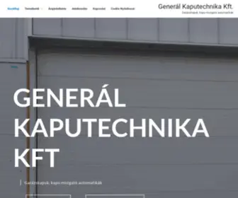 Generalkaputechnika.hu(Kezdőlap) Screenshot