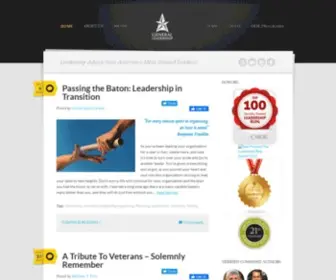Generalleadership.com(Leadership Advice from America's Most Trusted Leaders) Screenshot
